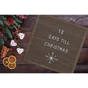 A+R 14 x 14-in Grey Letter Board